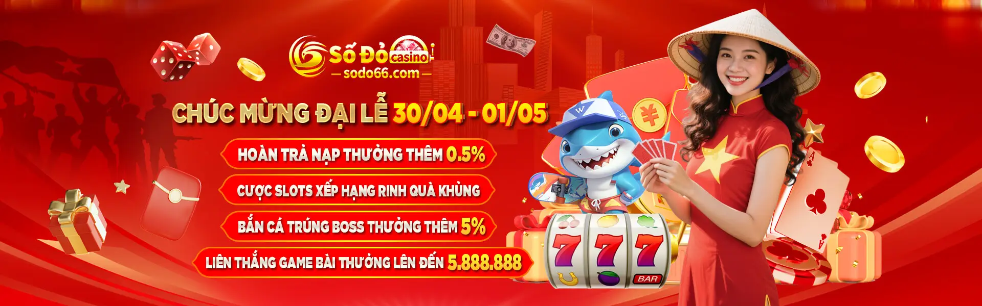 SODO66 chào mừng lễ 30/4 - 1/5